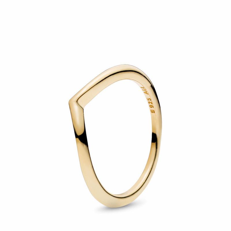 Pandora Shine™ Shining Wish Stackable Ring NZ, 18ct Gold Plated (357940-KGA)